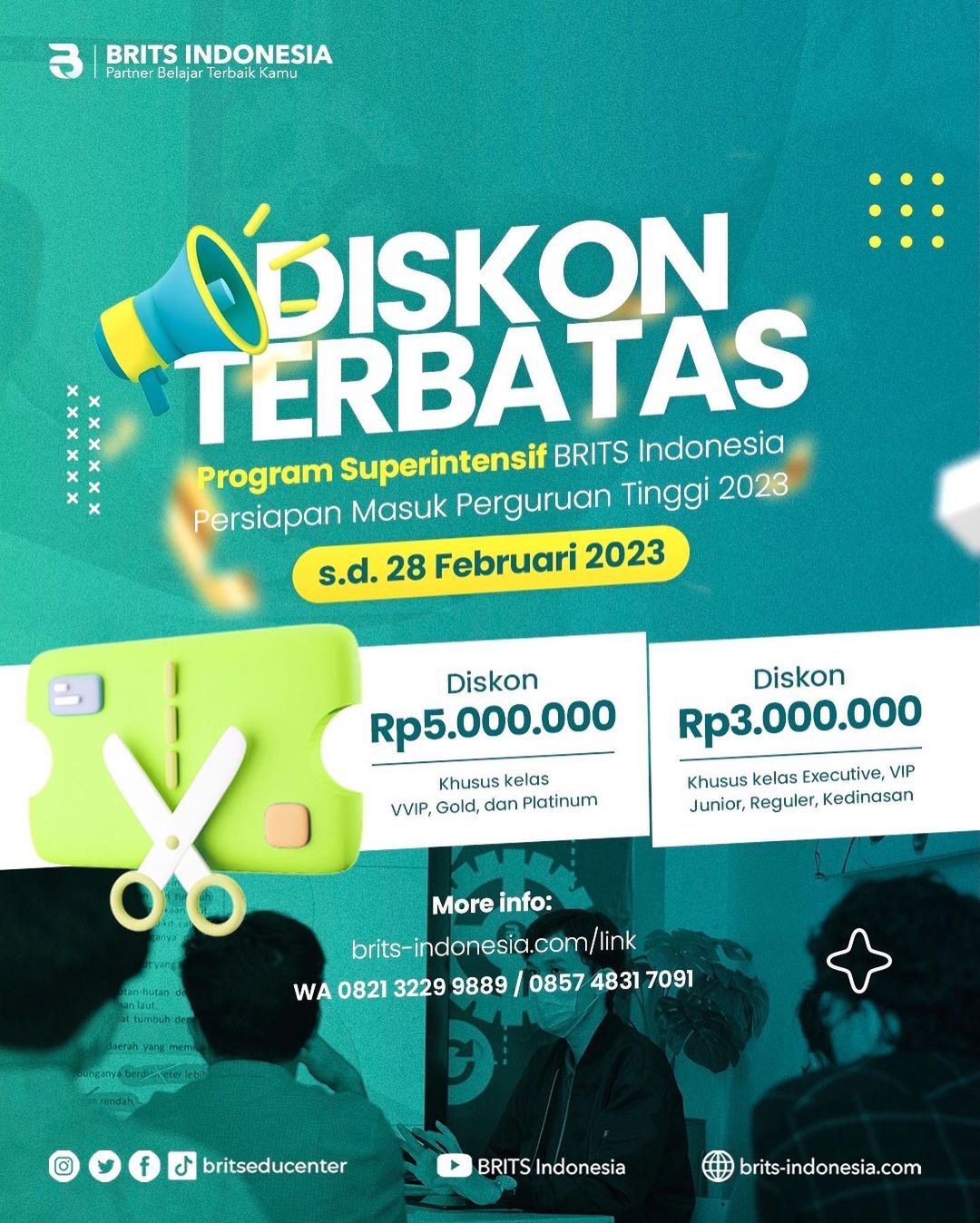Bimbel Karantina Kedokteran Terbesar Supercamp, Bimbel UTBK SNBT Terbaik BRITS Indonesia Yogyakarta Malang Bandung - 082264224264