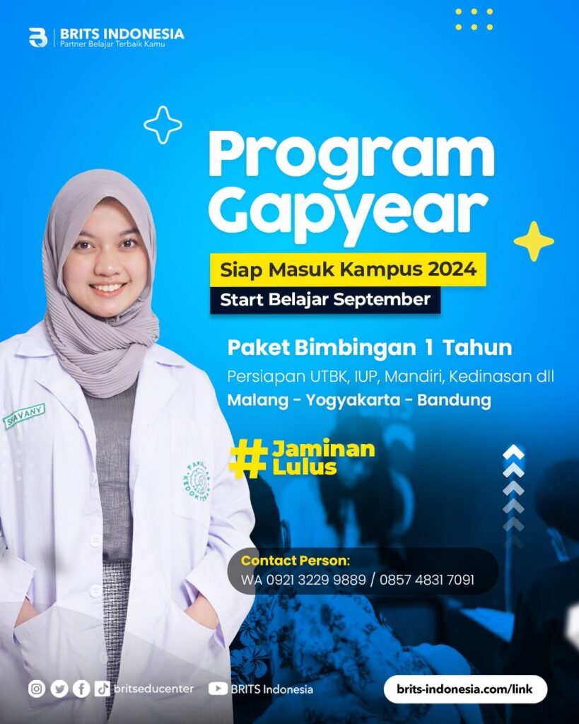 Program Gapyear Alumni Persiapan Utbk Snbt Masuk Kampus 2024 Brits