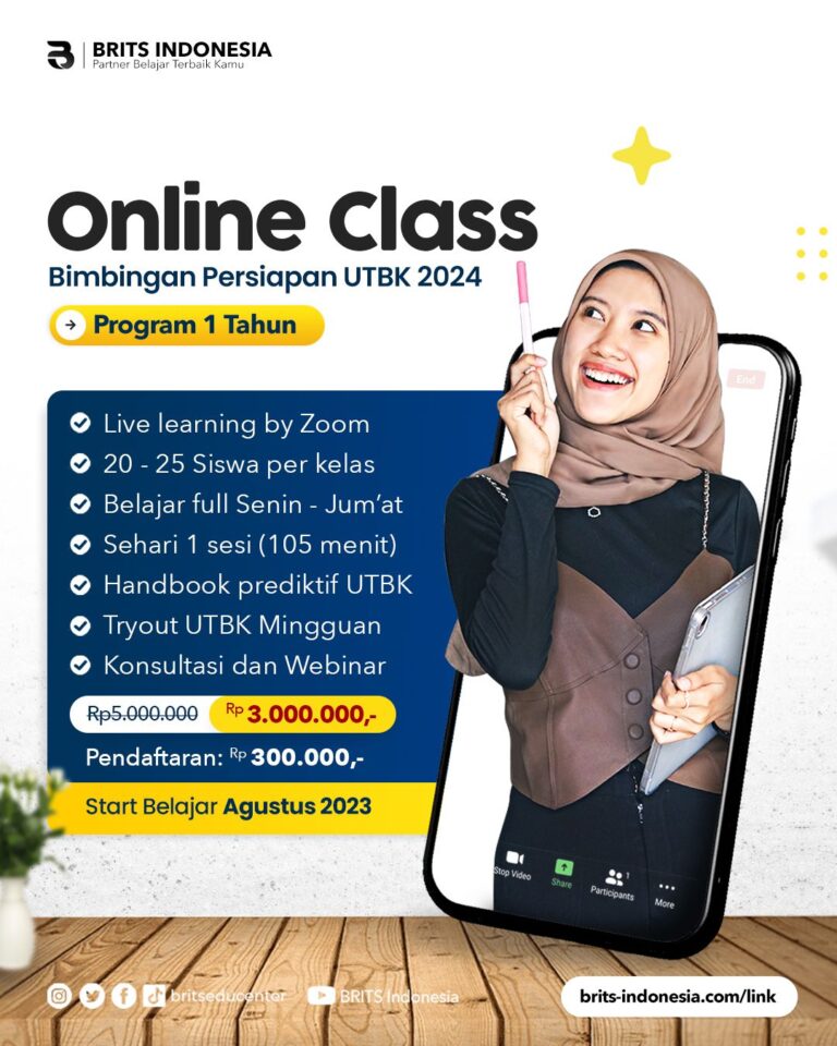 Bimbel Kedokteran Terbesar Supercamp, Bimbel UTBK SNBT Terbaik BRITS Indonesia Yogyakarta Malang Bandung - 082264224264