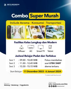 Bimbel Kedokteran Terbesar Supercamp, Bimbel UTBK SNBT Terbaik BRITS Indonesia Yogyakarta Malang Bandung - 082264224264