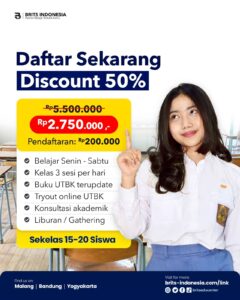 Bimbel Kedokteran Terbesar Supercamp, Bimbel UTBK SNBT Terbaik BRITS Indonesia Yogyakarta Malang Bandung - 082264224264