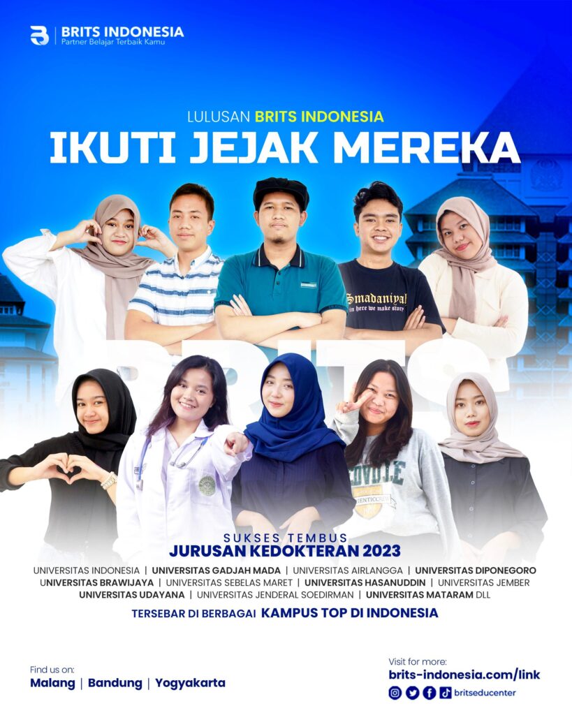 Bimbel Kedokteran Terbesar Supercamp, Bimbel UTBK SNBT Terbaik BRITS Indonesia Yogyakarta Malang Bandung - 082264224264