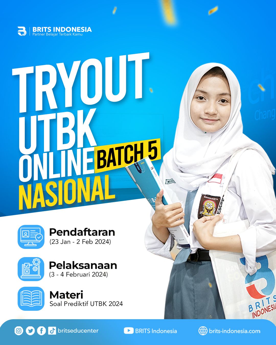 Bimbel Kedokteran Terbesar Supercamp, Bimbel UTBK SNBT Terbaik BRITS Indonesia Yogyakarta Malang Bandung - 082264224264
