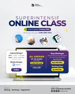 Bimbel Kedokteran Terbesar Supercamp, Bimbel MANDIRI Masuk PTN PTS Terbaik BRITS Indonesia Yogyakarta Malang Bandung - 082264224264