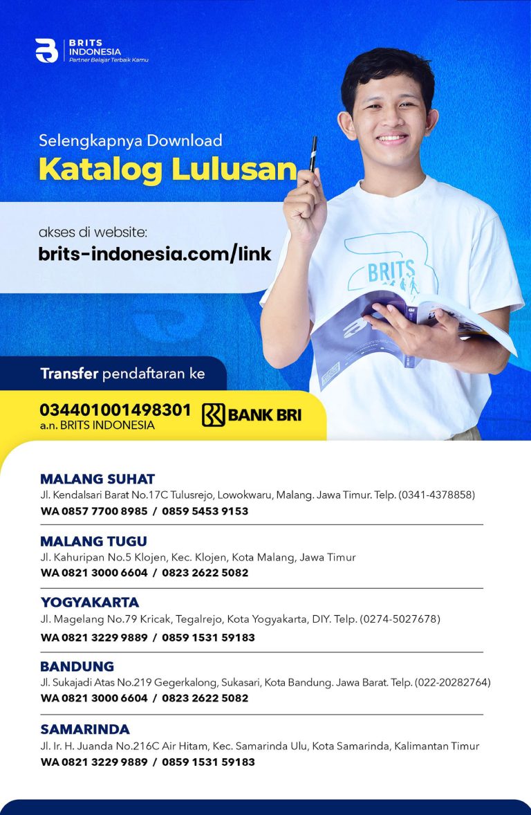 Bimbel Supercamp Kedokteran Terbesar, Bimbel UTBK SNBT Masuk PTN PTS Terbaik BRITS Indonesia Yogyakarta Malang Bandung Samarinda - 082264224264
