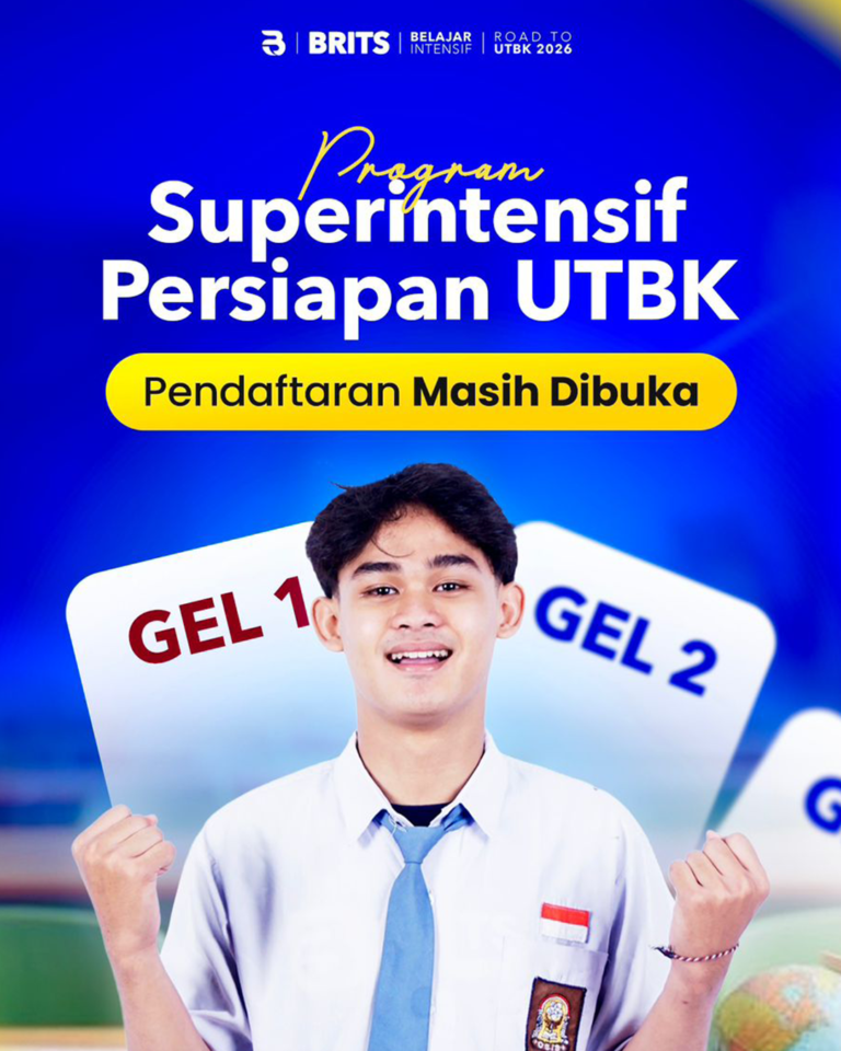 Program Superintensif UTBK Mandiri Kedokteran BRITS Indonesia Malang Bandung Yogyakarta Semarang Samarinda - Bimbel Sukses UTBK Masuk PTN 082132299889