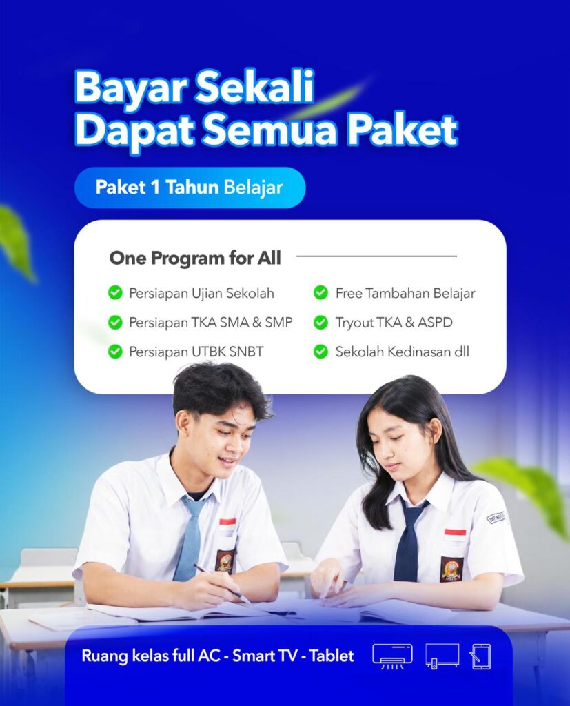 Bimbel PROGRAM kelas 10 11 SMA & 9 SMP BRITS Indonesia - Belajar Intensif - Bimbel Sukses Masuk PTN