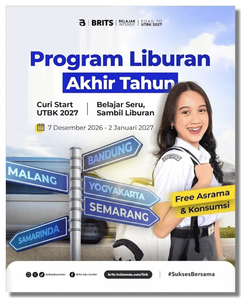 Bimbel Kedokteran Terbesar Supercamp, Bimbel Liburan Sekolah UTBK SNBT Terbaik BRITS Indonesia Yogyakarta Malang Bandung Semarang Samarinda Surabaya - 082264224264