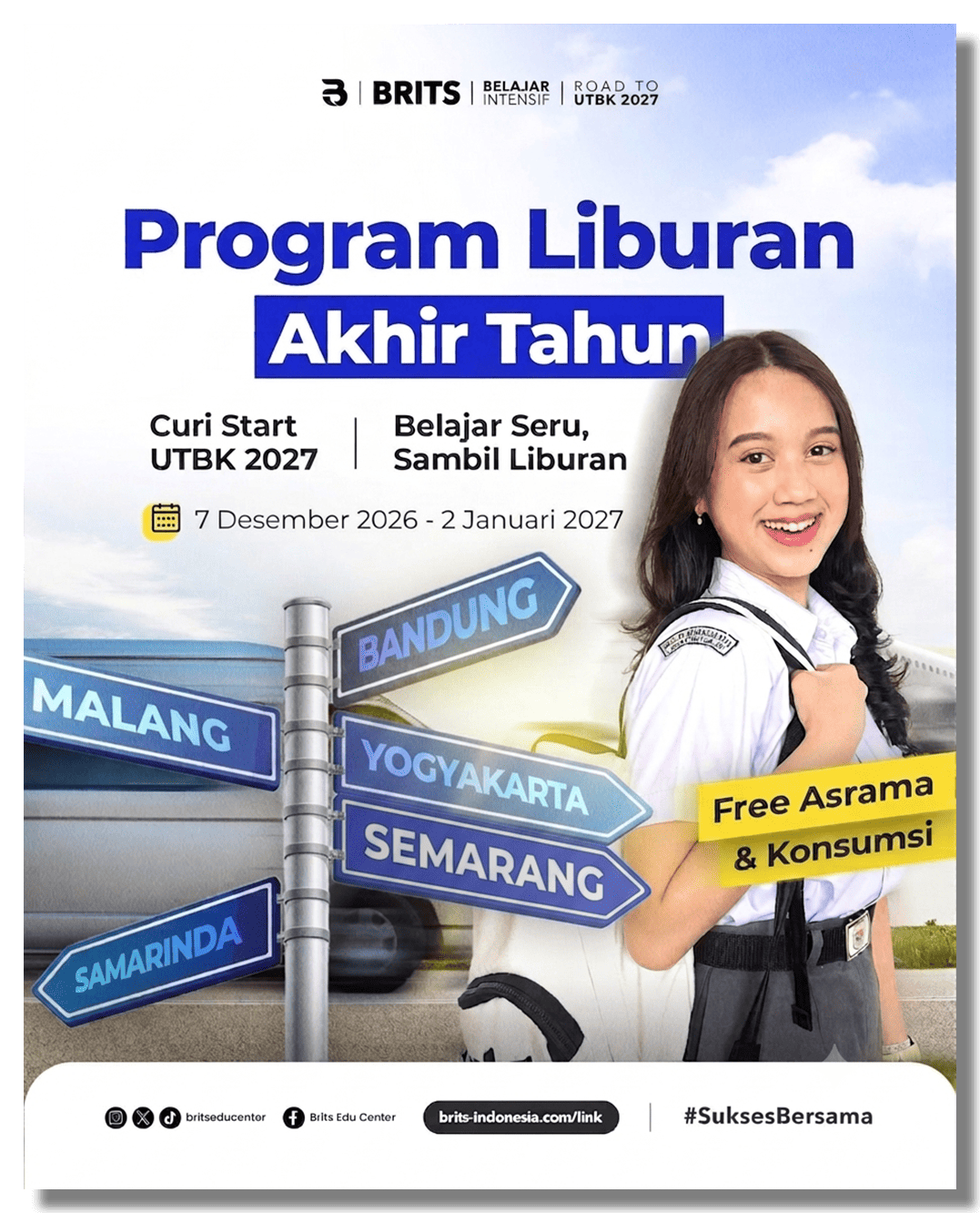 Bimbel Kedokteran Terbesar Supercamp, Bimbel Liburan Sekolah UTBK SNBT Terbaik BRITS Indonesia Yogyakarta Malang Bandung Semarang Samarinda Surabaya - 082264224264