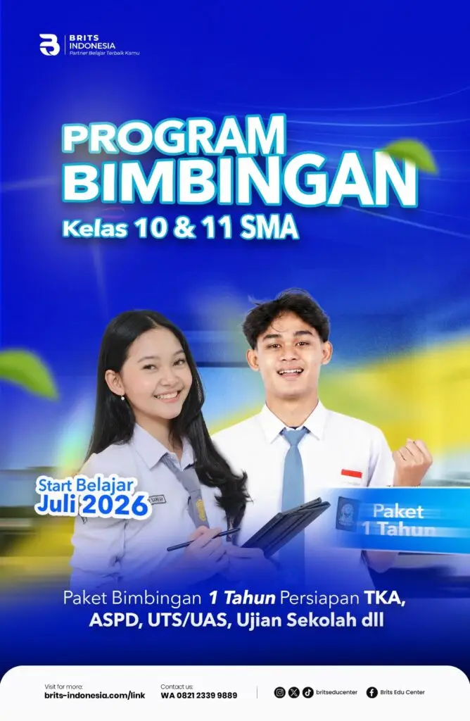 Brosur Program kelas 10 11 SMA BRITS Indonesia